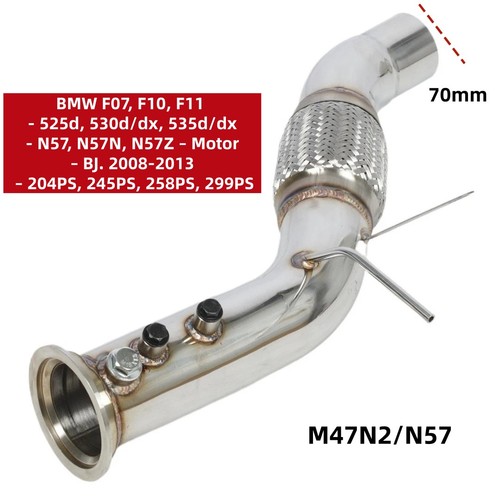 Tubo scarico acciaio inox - tubo,