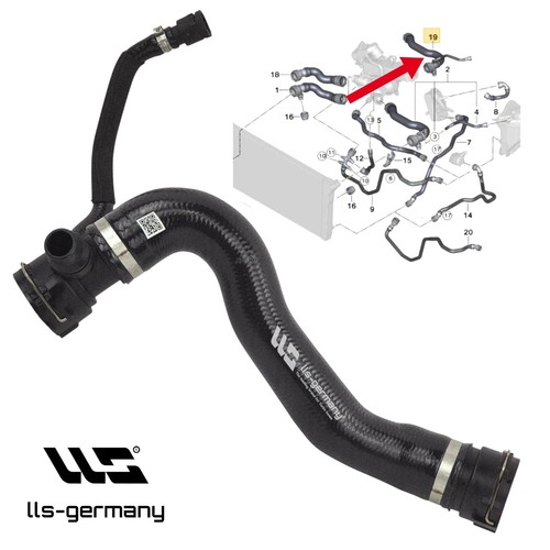 Tubo radiatore per - tubo, bmw